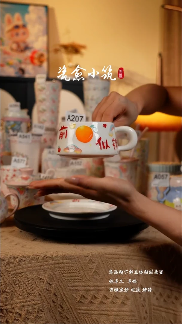 景德镇高温釉下彩创意瓷