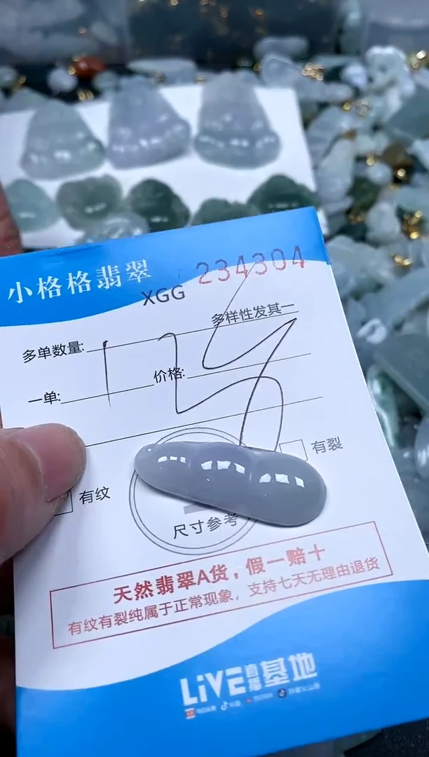 【闪购商品】翡翠颈饰未镶嵌闪购商品0234304