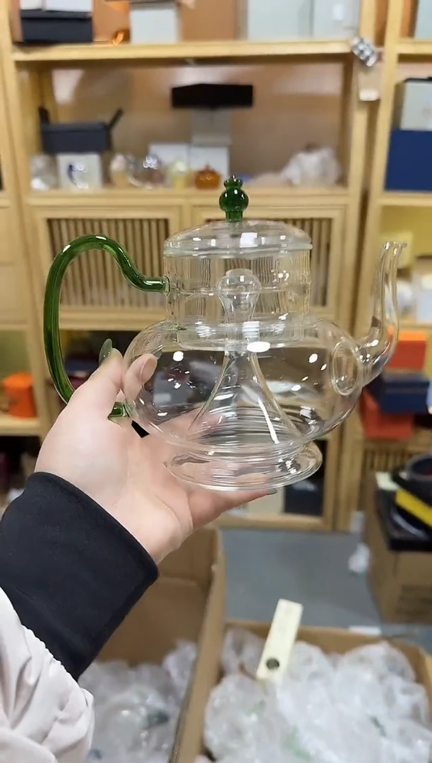 湖绿宫灯壶