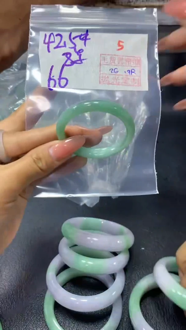 未镶嵌定制翡翠5毛货需精细抛光定制+多样性发1+66