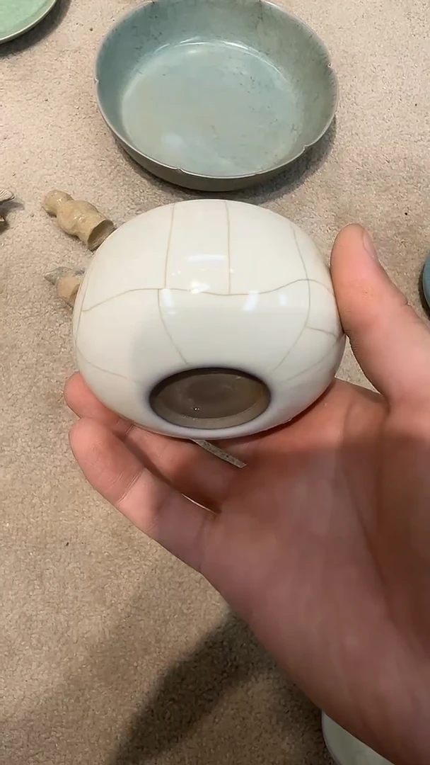 瓷片安*瓷器瓷片瓷摆件瓷瓷