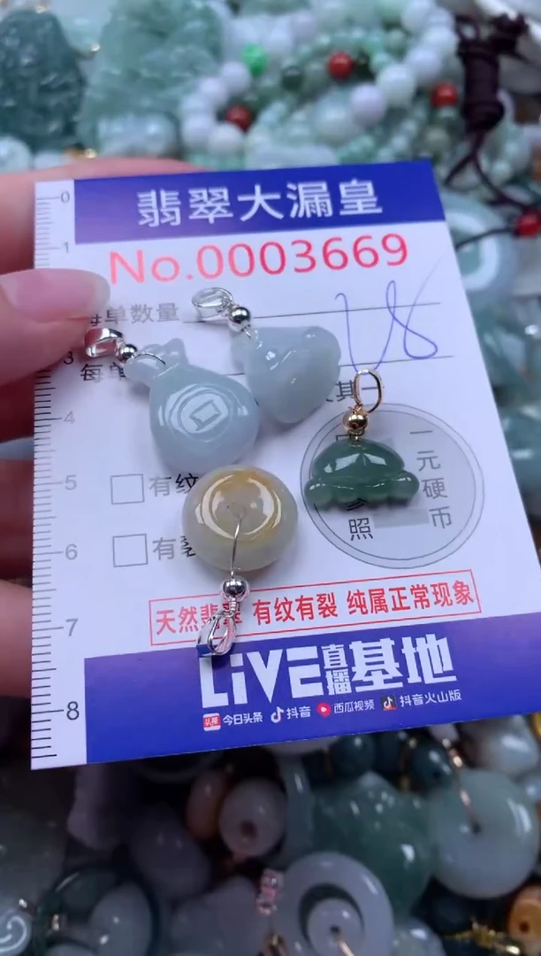 翡翠未镶嵌吊坠(不含链)3669