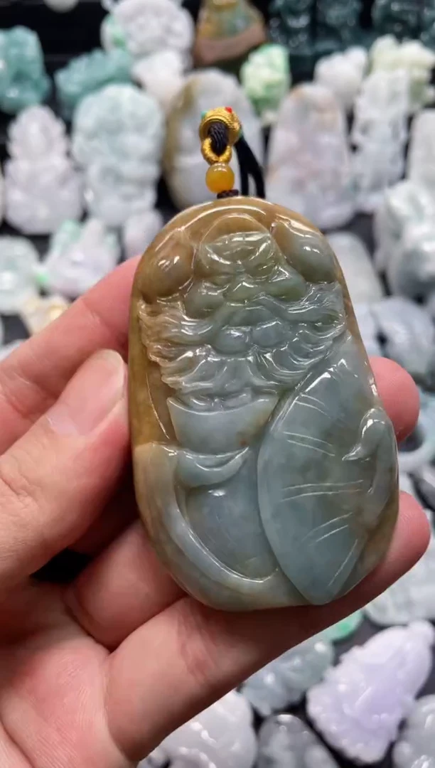 翡翠未镶嵌颈饰天然翡翠a货
