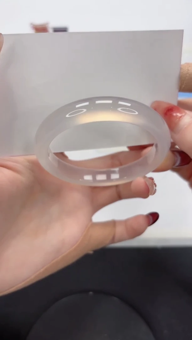 【闪购商品】石英质玉手镯未镶嵌A139-54.7