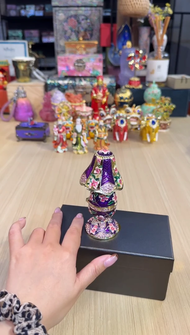 109七宝紫色台灯