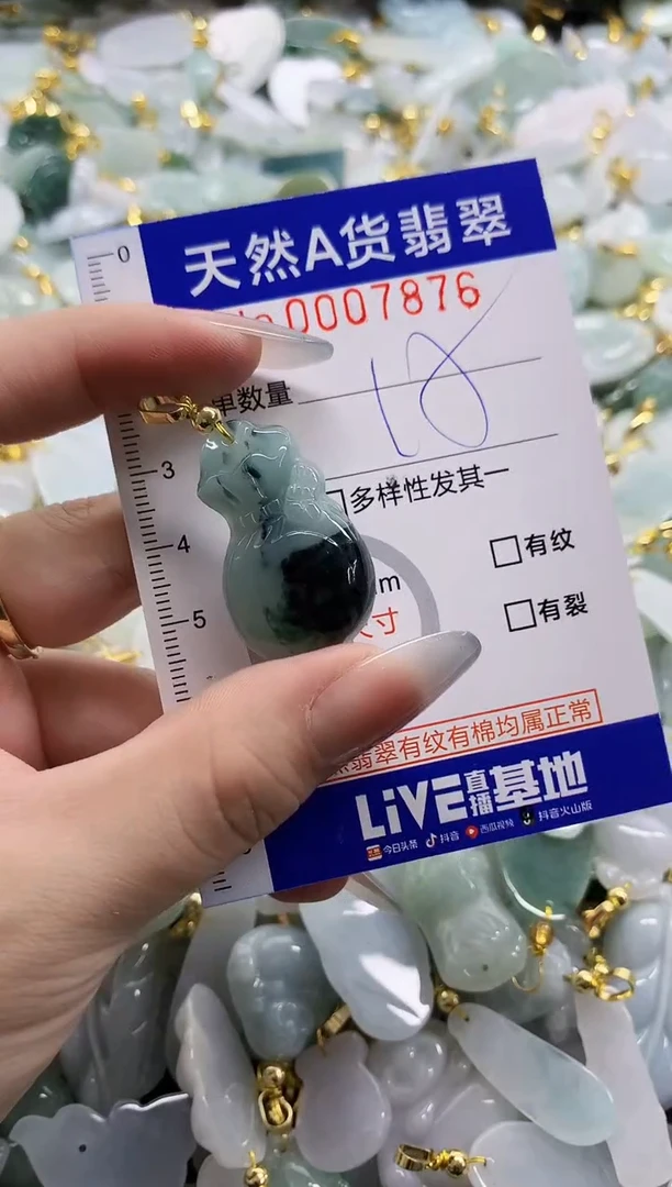颈饰未镶嵌翡翠天然A货翡翠