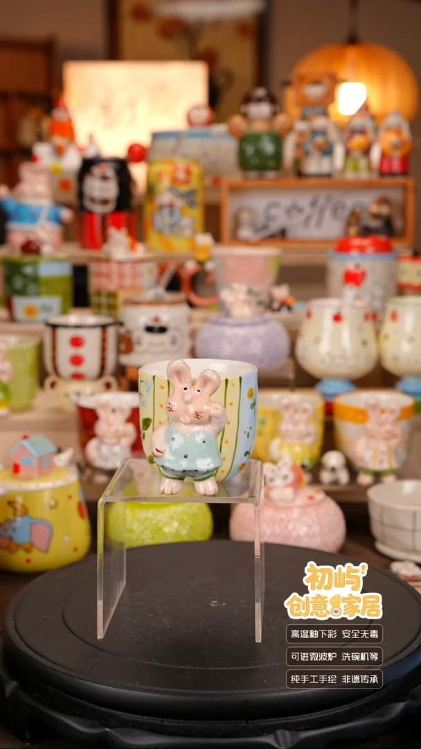 瓷初屿手工彩绘陶瓷餐具