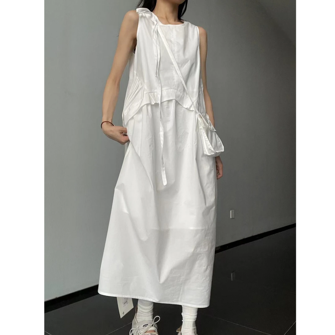 设计师款休闲小挎包连衣裙