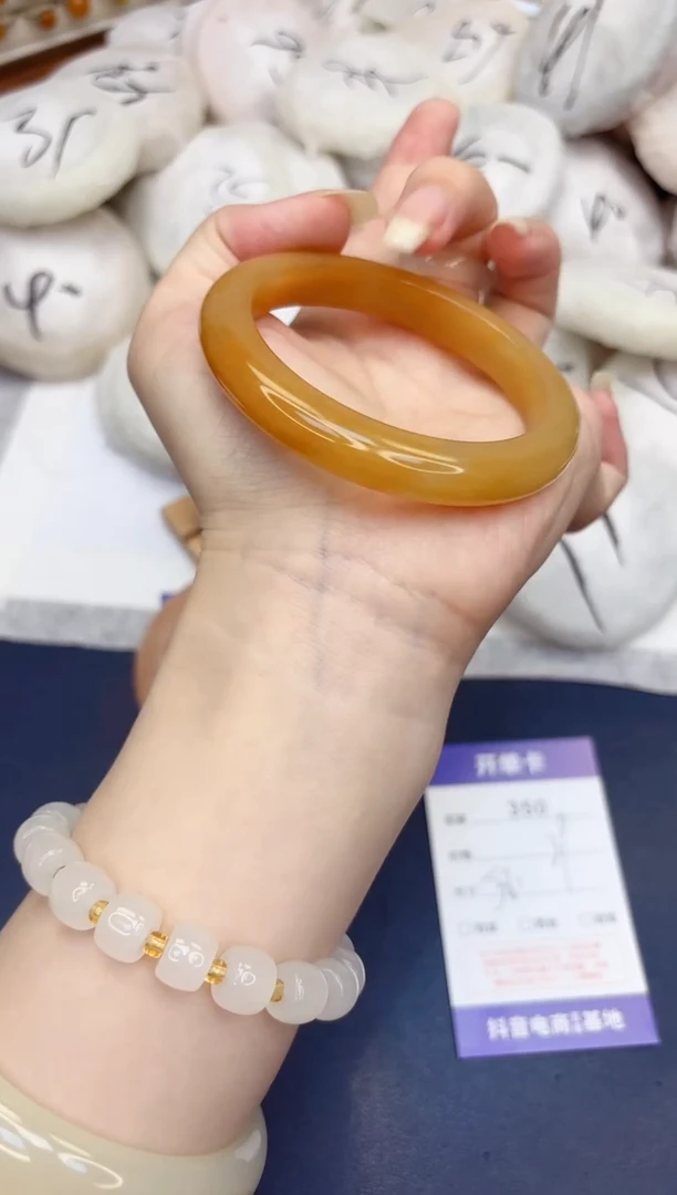 石英质玉手镯未镶嵌350-财气镯-圈口58