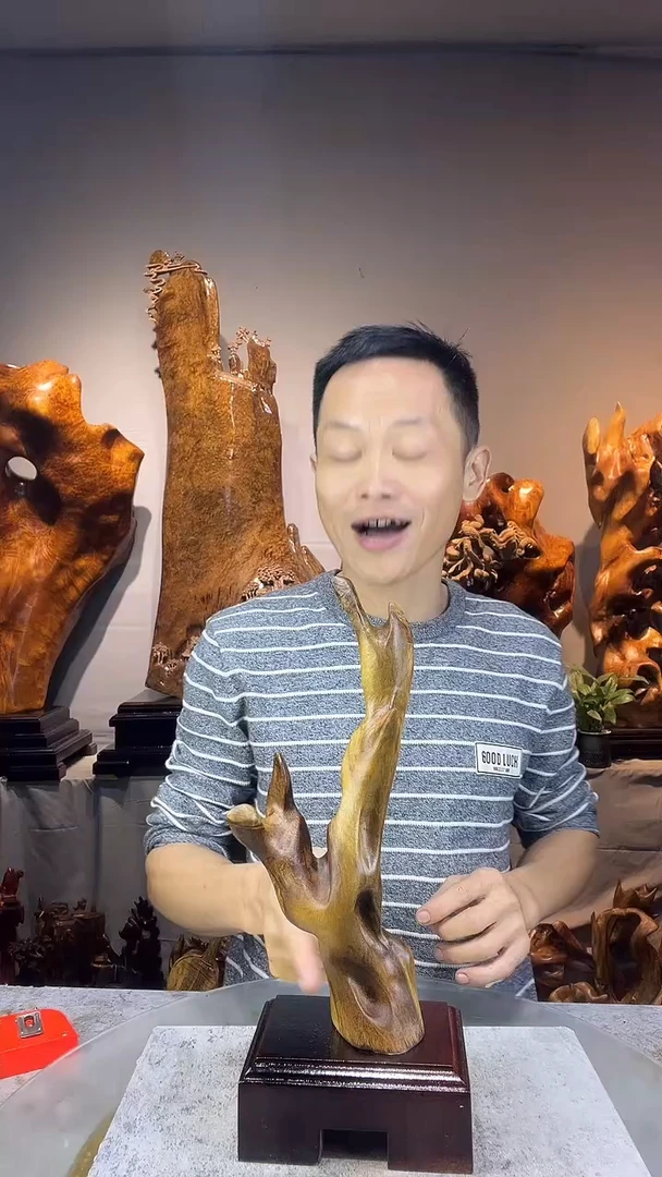 金丝楠?****?小叶桢楠随行摆件44