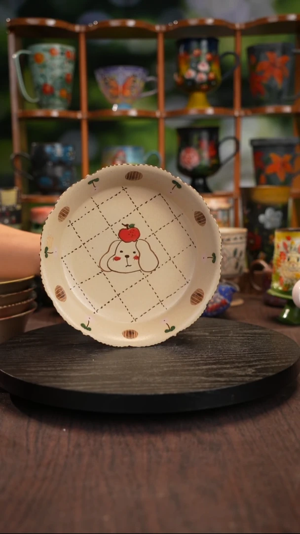 景德镇手绘陶瓷深盘