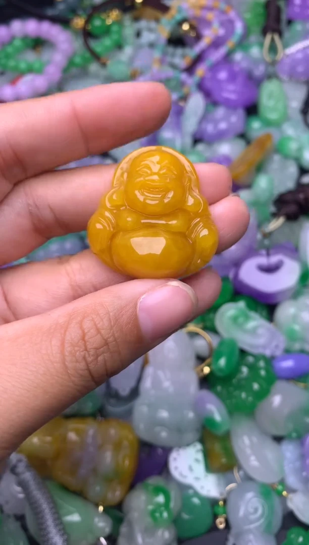 颈饰未镶嵌翡翠缅甸翡翠吊坠