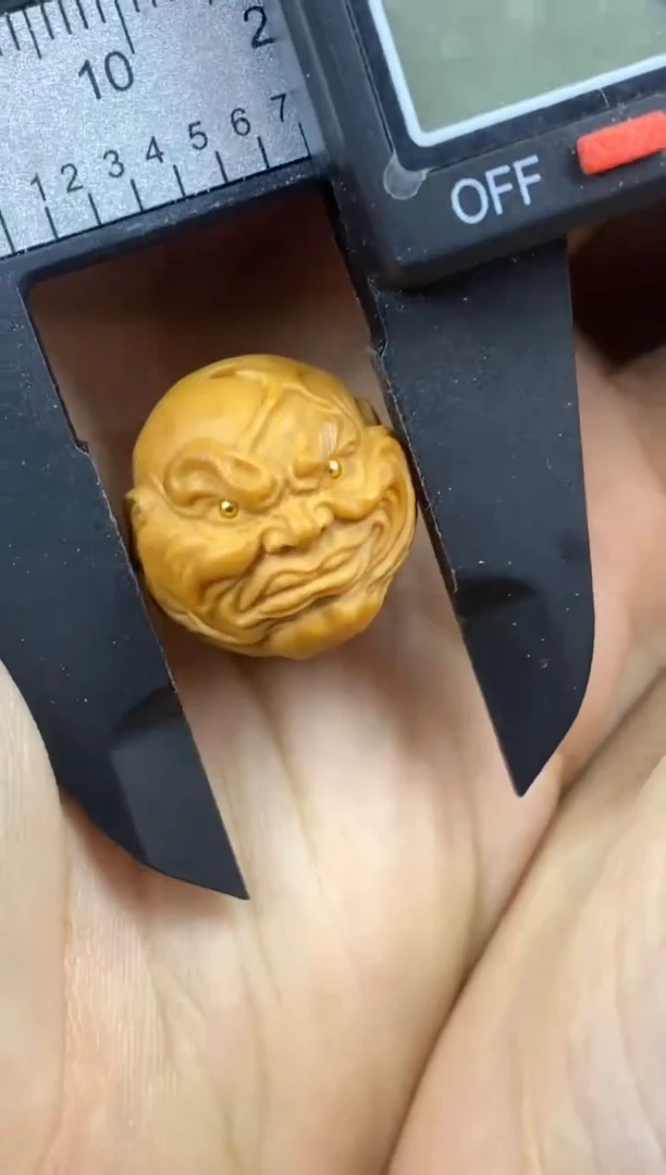 猴头核桃吊坠刀疤恶僧