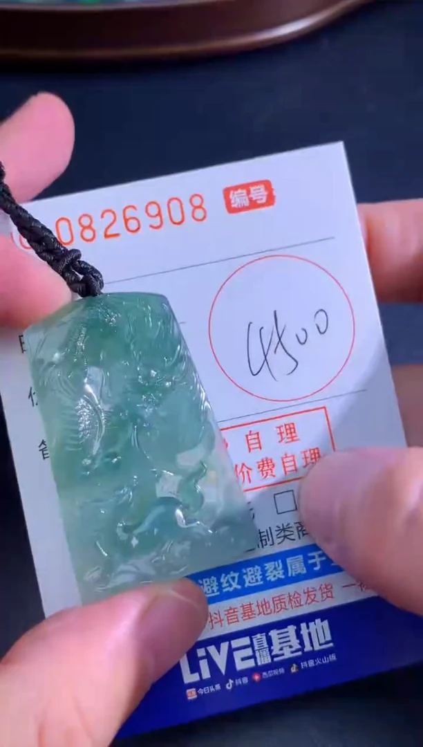 颈饰未镶嵌翡翠天然A货翡翠