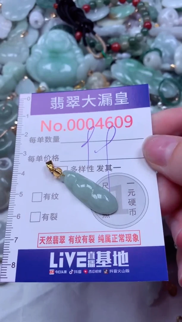 吊坠(不含链)未镶嵌翡翠4609