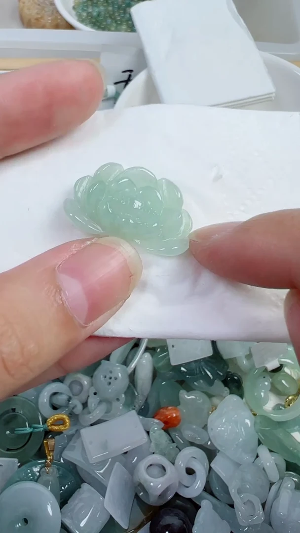 散珠翡翠248号链接，A货翡翠