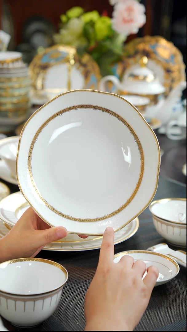 瓷片8英寸菜盘 1个