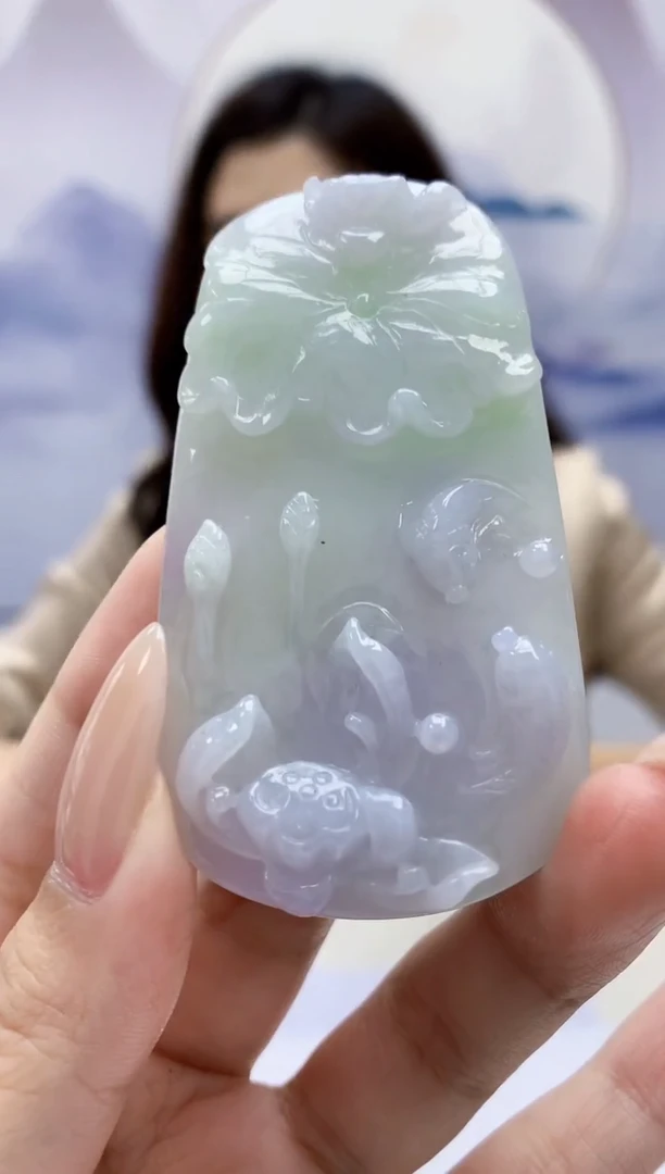 定制翡翠未镶嵌4829xx-毛货挂件18