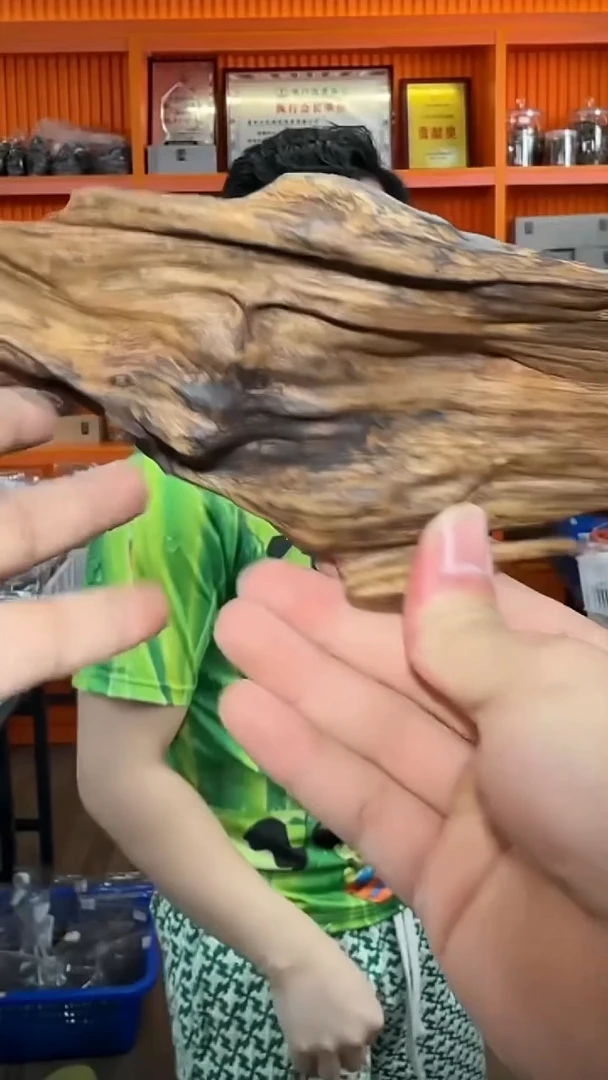 沉香手把件326号多样性发一