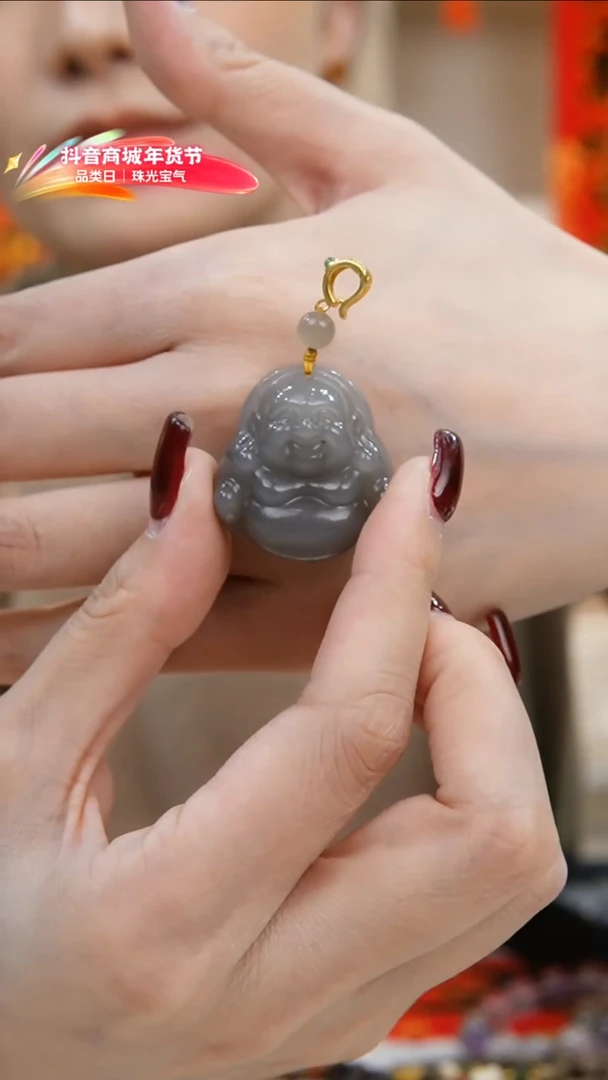 【闪购商品】和田玉项链未镶嵌和田玉佛29*30*12mm多样性发其一