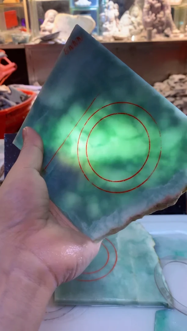 颈饰未镶嵌翡翠用****50朗0翡翠珠宝415