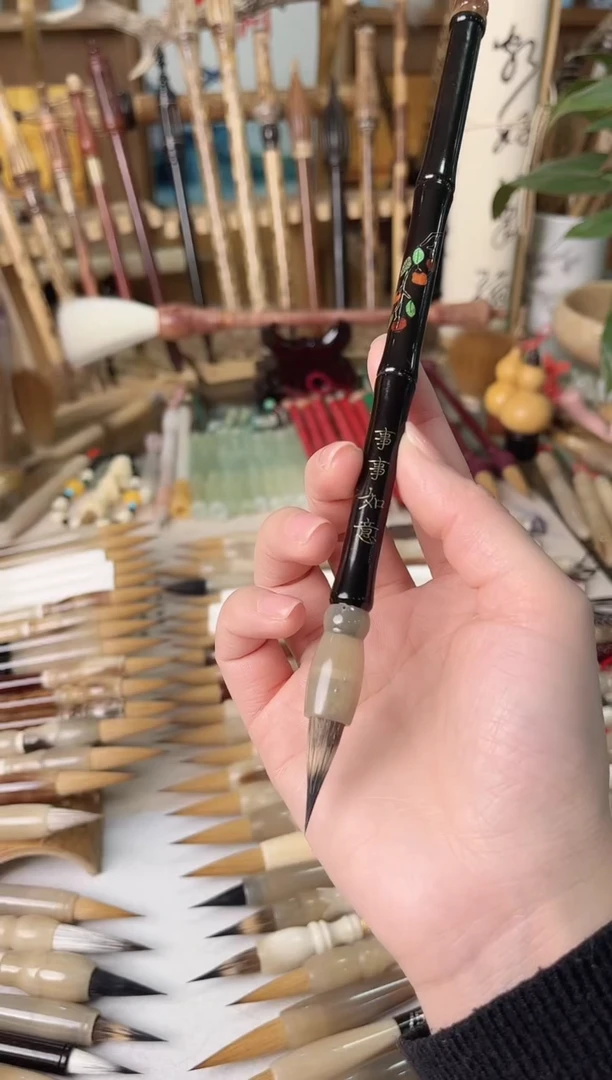 【清水试笔，拒绝蘸墨】墨琳笔庄毛笔1支