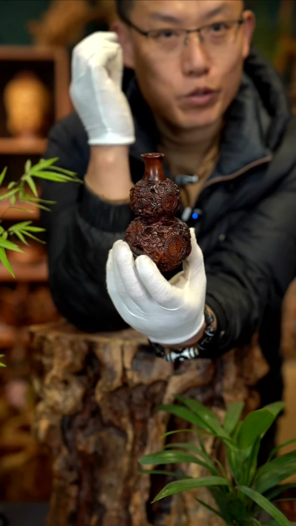 木雷击枣木盘龙葫芦