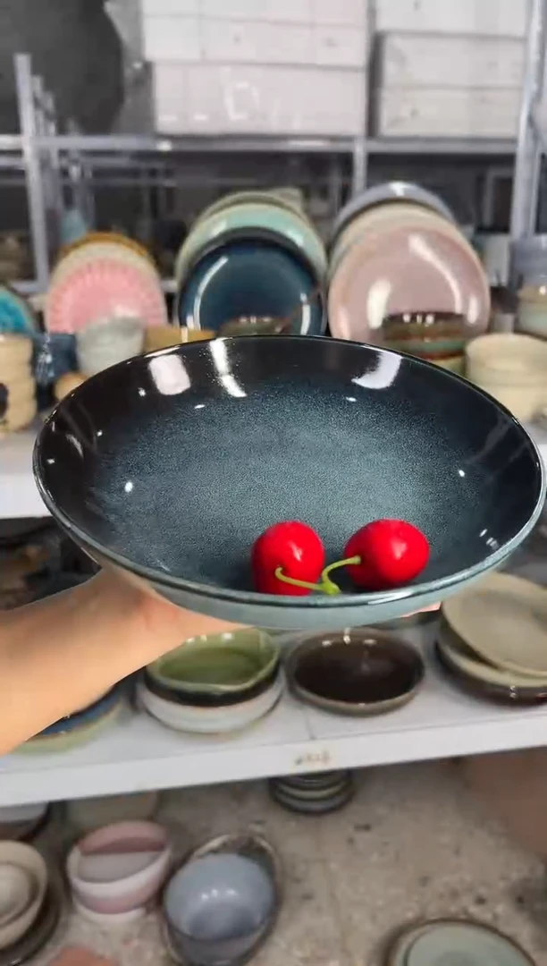 陶瓷外贸尾货瑕疵满20包邮X 深盘新品
