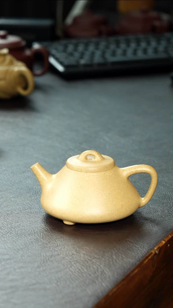 茶壶紫砂吴敏子冶大水潭绿泥