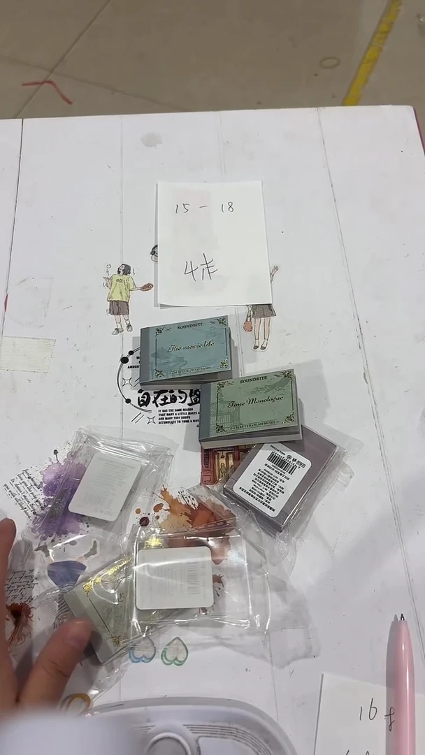 15-18 复古便签纸 4本