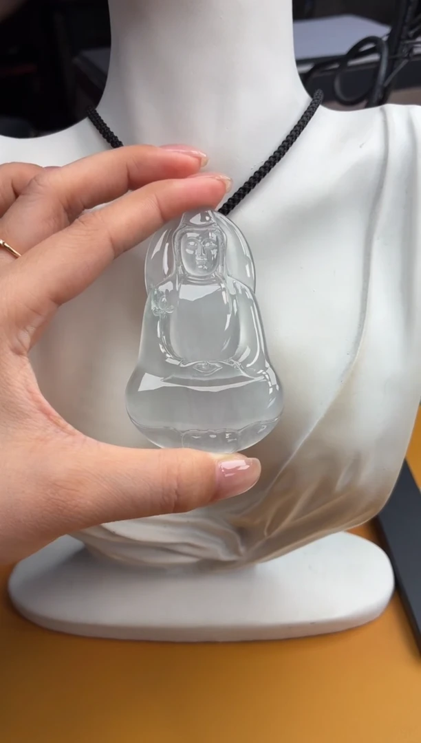 吊坠(不含链)未镶嵌翡翠素衣 74.5 46.6 5.8