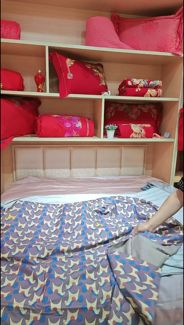银鼠毛全棉被套2.0*2.3小马