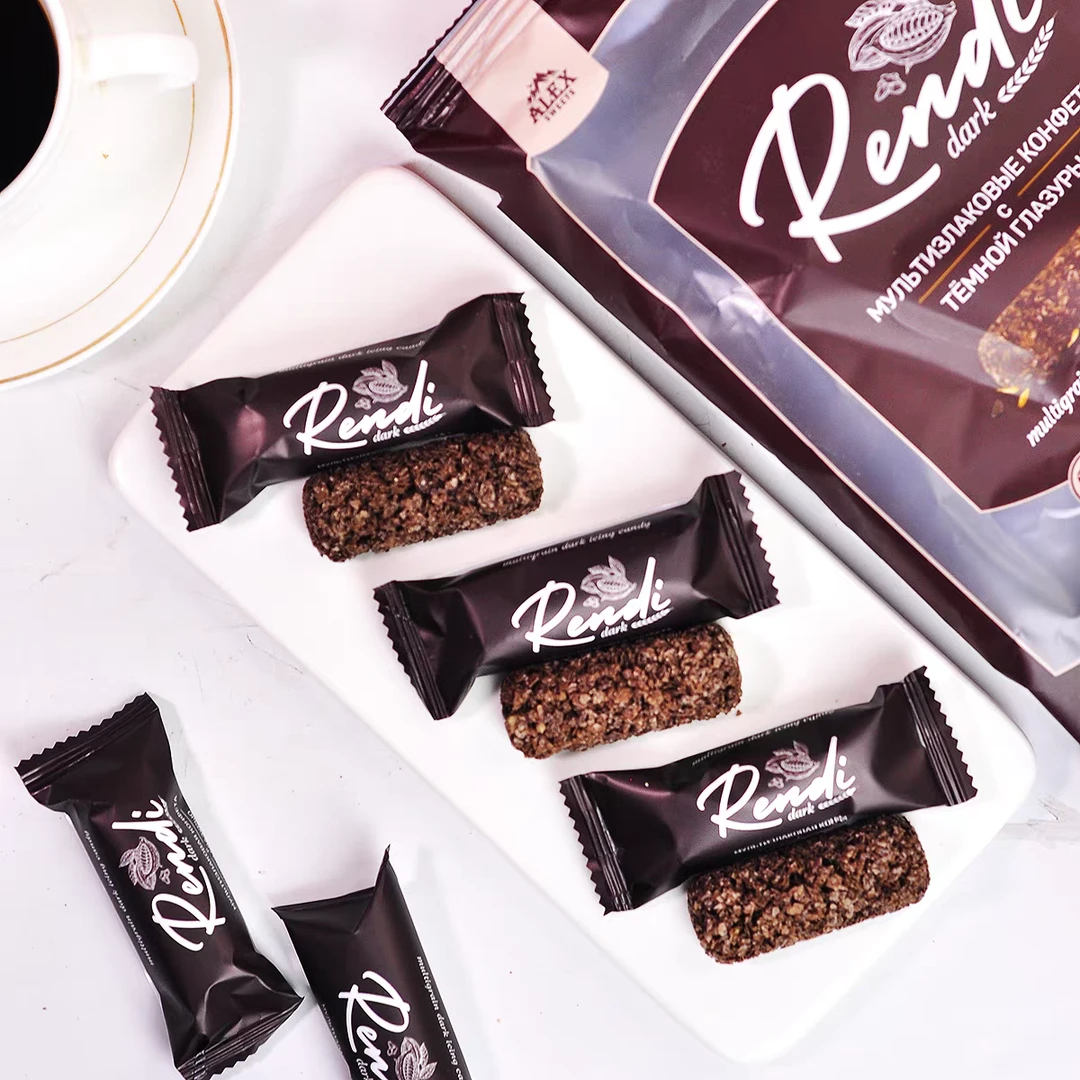 俄罗斯原装进口俄洛哆巧克力味燕麦棒糖香酥可口独立装150g*1袋