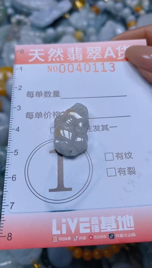 翡翠未镶嵌颈饰闪购0040113