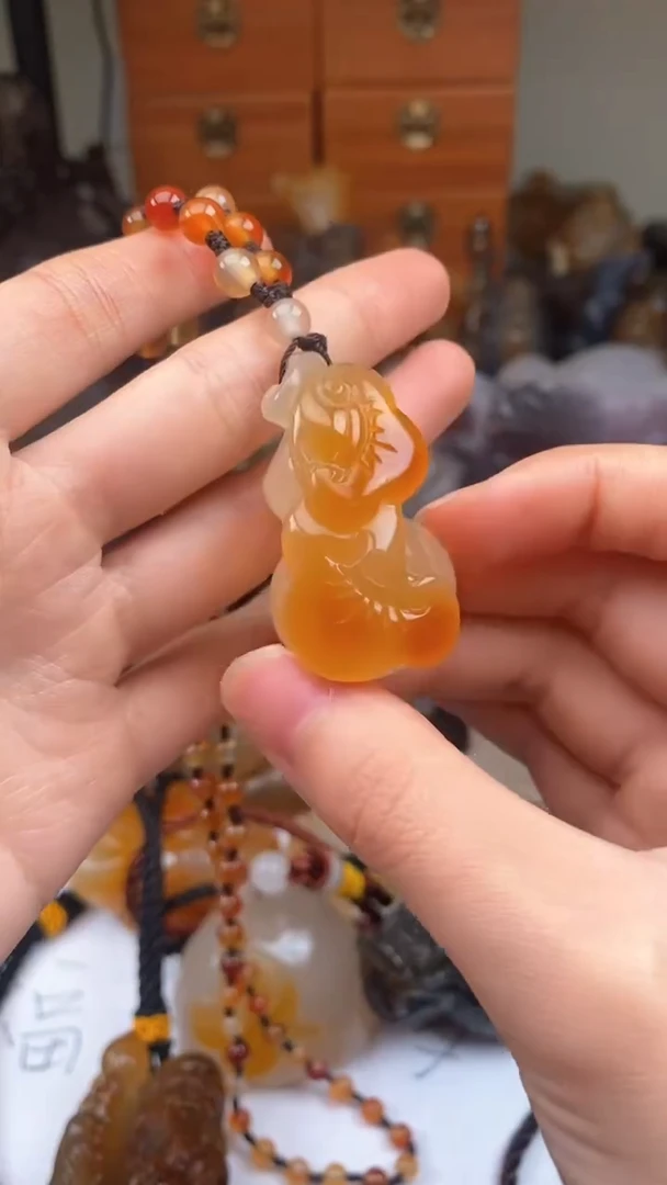 【闪购商品】玛瑙/玉髓颈饰未镶嵌AA