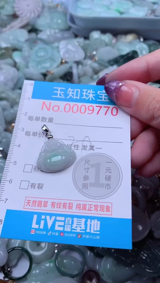 翡翠未镶嵌吊坠(不含链)9770