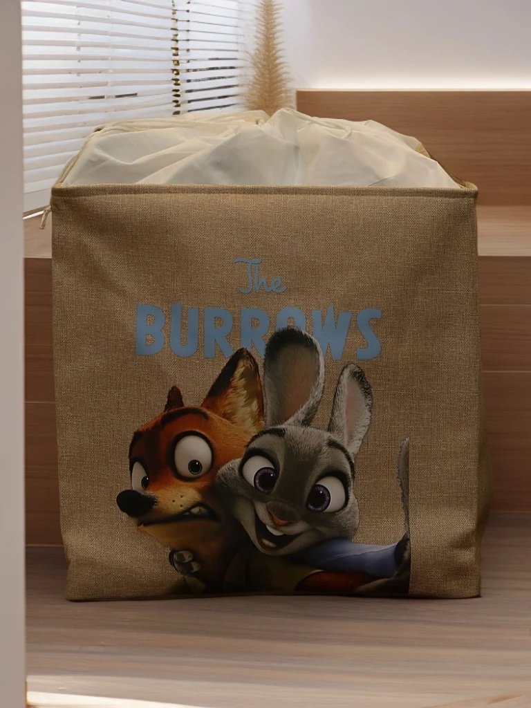 【收纳盒100升】卡其色兔子警官家用EVA加厚大容量收纳盒（50*40*50）