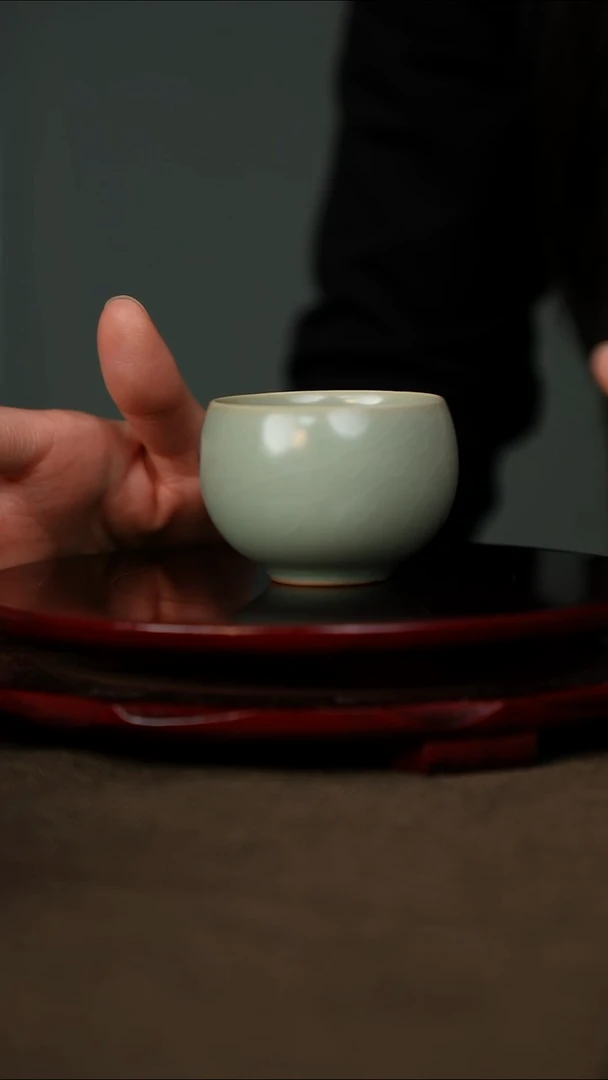 726全品 禅定杯 无底款 仿古釉