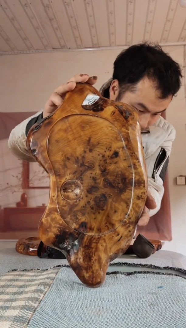 【闪购商品】木木雕茶盘不含配件 截图为准 87