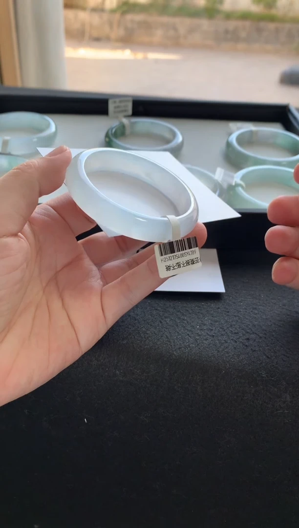 未镶嵌手镯翡翠54.3正圈Y4789买断