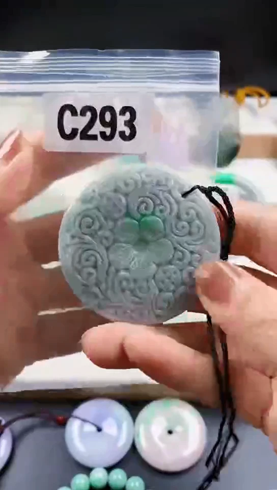 颈饰未镶嵌翡翠天然翡翠吊坠挂件