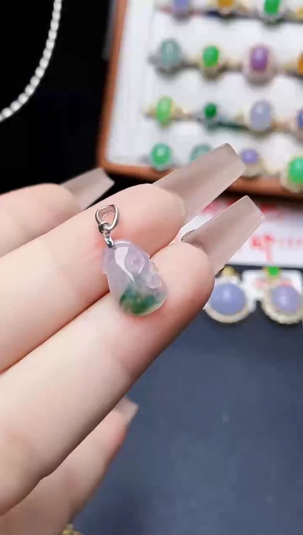 银S925镶嵌戒指翡翠0602