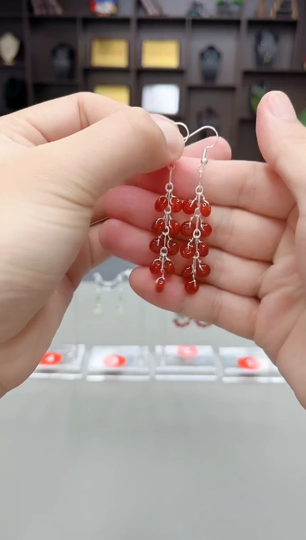 未镶嵌耳饰玛瑙/玉髓323000