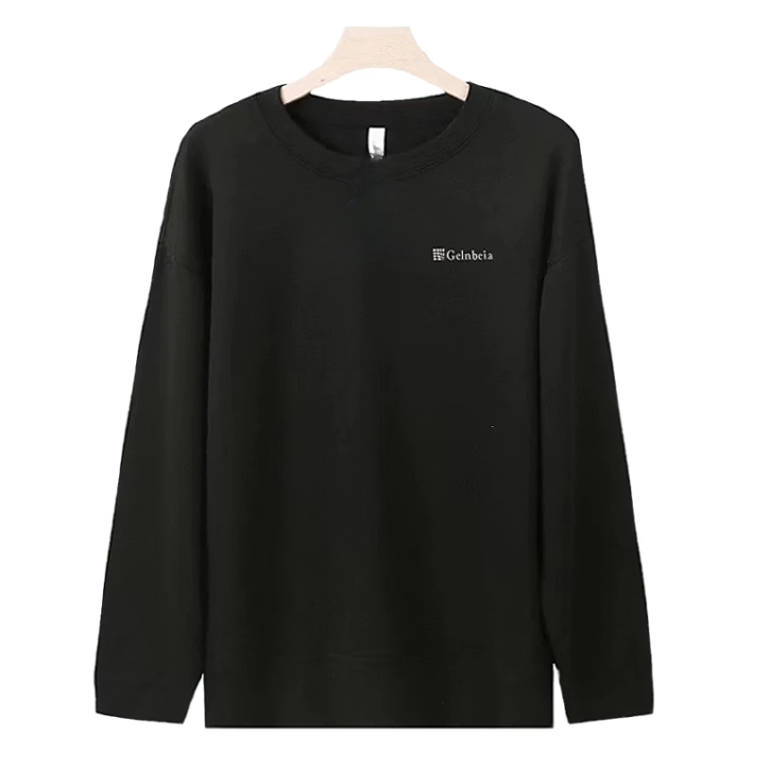 戈伦贝亚 秋冬款圆领卫衣时尚休闲宽松百搭加绒简约男女同款 1866