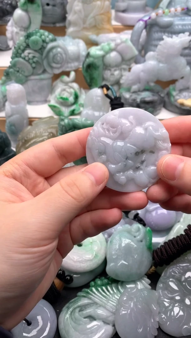 吊坠(不含链)未镶嵌翡翠1