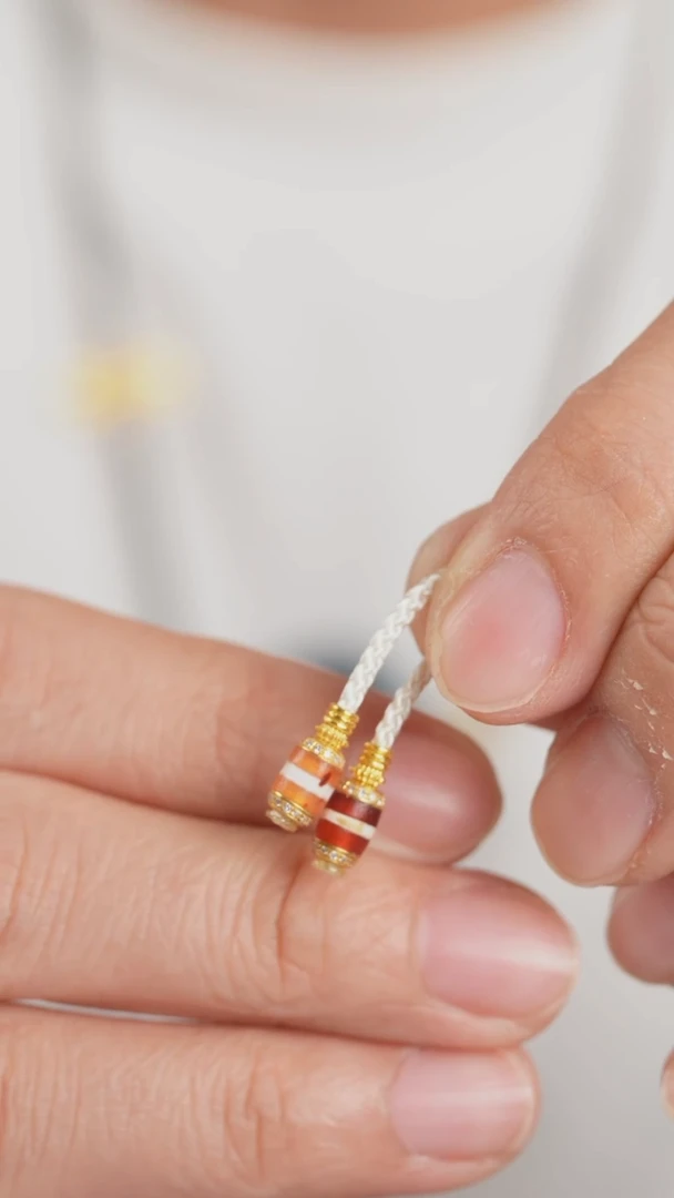 玛瑙/玉髓配珠未镶嵌弟子珠