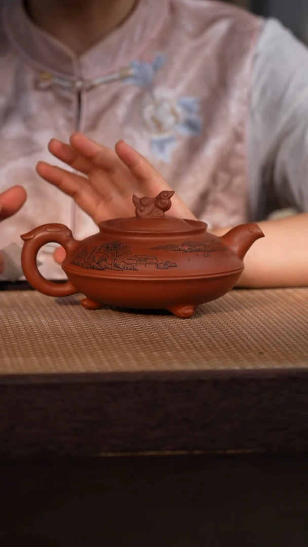 茶壶紫砂紫泥 400cc