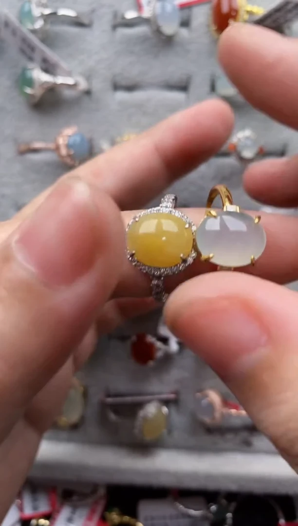 【闪购商品】翡翠戒指银S925镶嵌33333---0