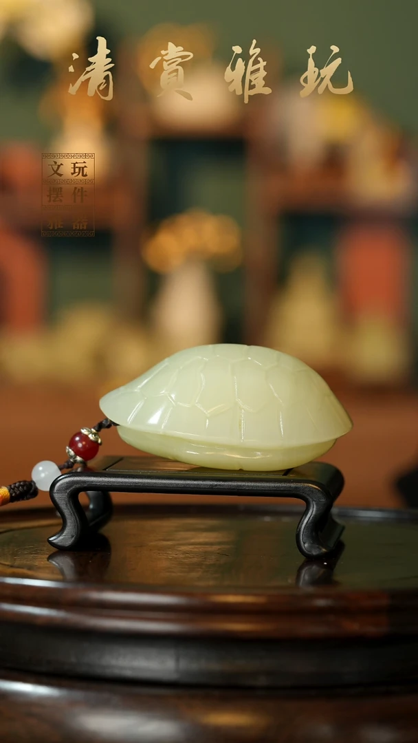 玉《富甲天下》手把件摆件