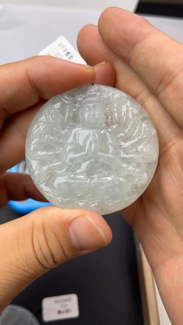 颈饰未镶嵌翡翠颖*草天然翡翠